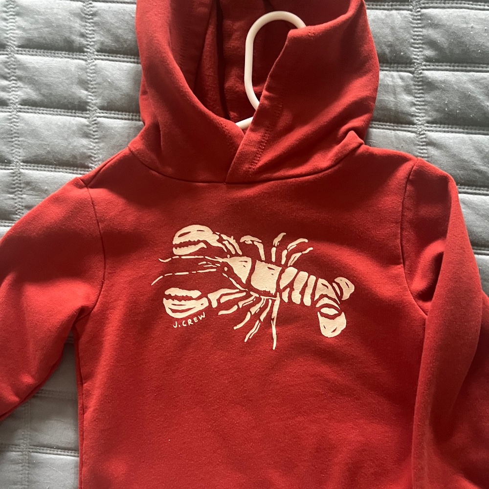 Jcrew toddler lobster sweatshirt